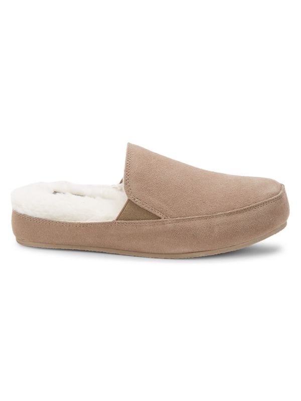 Eddie Bauer Faux Fur Lined Slippers